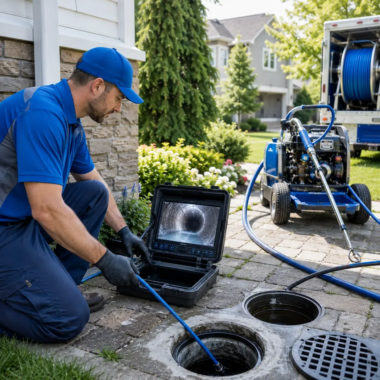 Outdoor drain cleaning professionals serving Marbury, MD